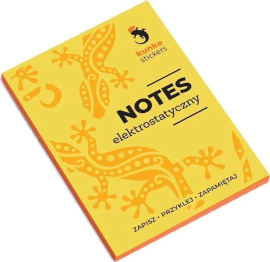 Panta Plast Note Pads in Cube Orange 7x9.8cm