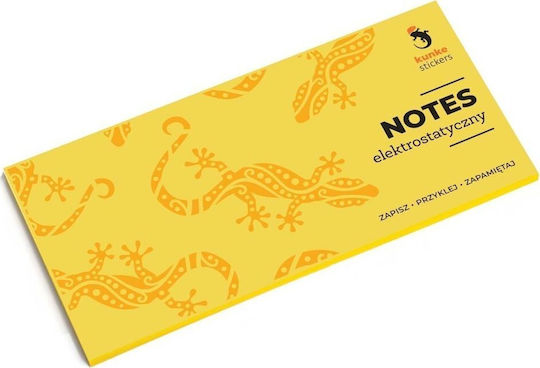 Panta Plast Sticky Note Pads in Cube Yellow 16x7.7cm