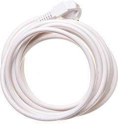Elektro Plast Netzkabel mit Kabeleigenschaften 3x1.5mm² Weiß 1m 51.939
