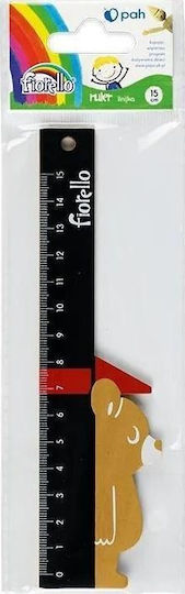 Fiorello Ruler Wooden 15cm