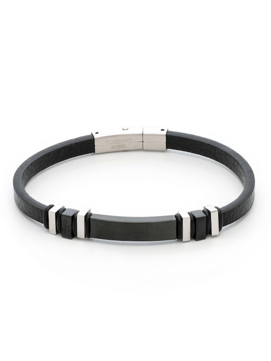 Visetti Bracelet Id made of Leather