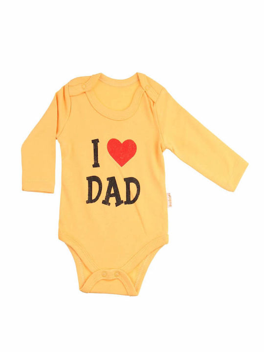 Lullaby Baby Bodysuit Set with Pants Yellow