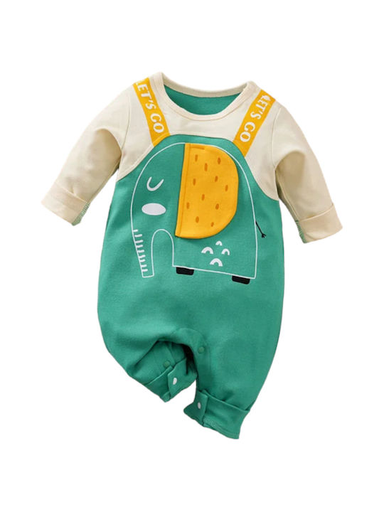 TakTakBaby Set Body pentru Bebeluși Mânecă lungă green