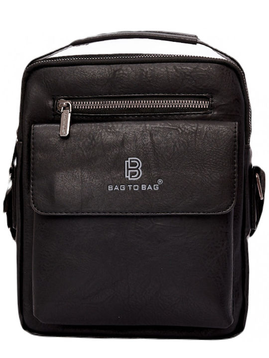 Herrentasche Schulter / Crossbody Schwarz