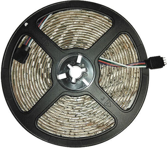 Αδιάβροχη Ταινία LED 12V RGB Φως 5m Τύπου SMD5050