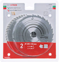 Bosch Circular Cutting Disc Wood 1pcs