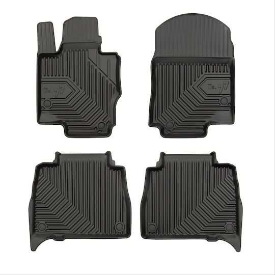 Frogum Set of Front and Rear Mats 4pcs for Mercedes-Benz GLE 2019 Black
