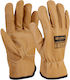 Gloves for Work Driver Yellow Leather 1pcs