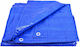 AWTools Waterproof Tarpaulin 70gr/m² 8x5m. Light Type Blue
