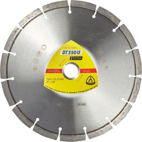 Klingspor Cutting Disc Construction Materials Hole Diameter 125mm 1pcs