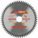 Norton Δίσκος Κοπής Ξύλου με 80 Δόντια 216mm