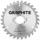 Graphite Δίσκος Κοπής Ξύλου με 30 Δόντια 165mm