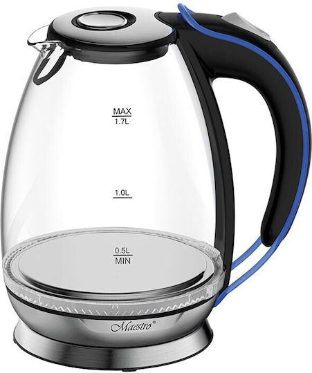 Maestro Βραστήρας 1.7lt 2000W Silver