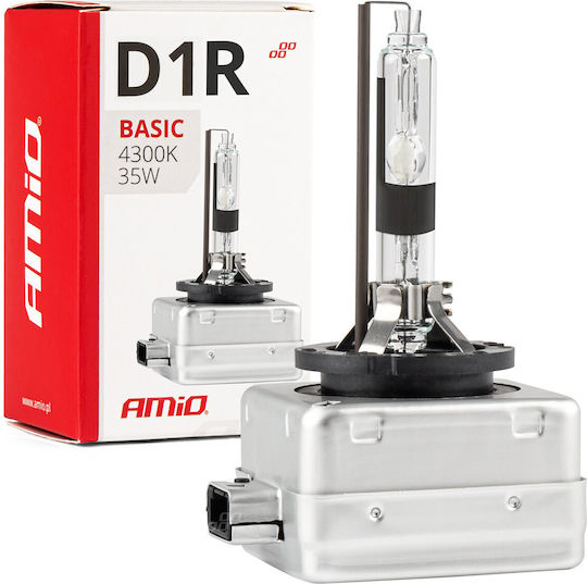 AMiO Λάμπα Αυτοκινήτου Basic D1R Xenon 4300K Φυσικό Λευκό 12V 35W