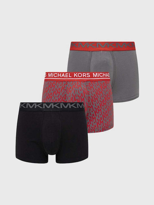 Michael Kors Ανδρικά Μποξεράκια Γκρι 3Pack