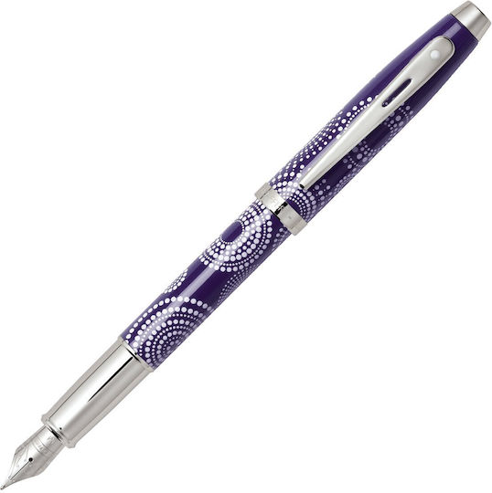 Sheaffer 100 Πένα Γραφής Μωβ με Μπλε Μελάνι