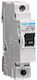 Hager Automatic Circuit Breaker 6A Single-pole AC MCN106E