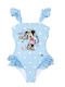 Monnalisa Kids Swimwear One-Piece Light Blue