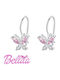 Bellita Hypoallergenic Kids Earrings Pendants Butterflies made of Silver