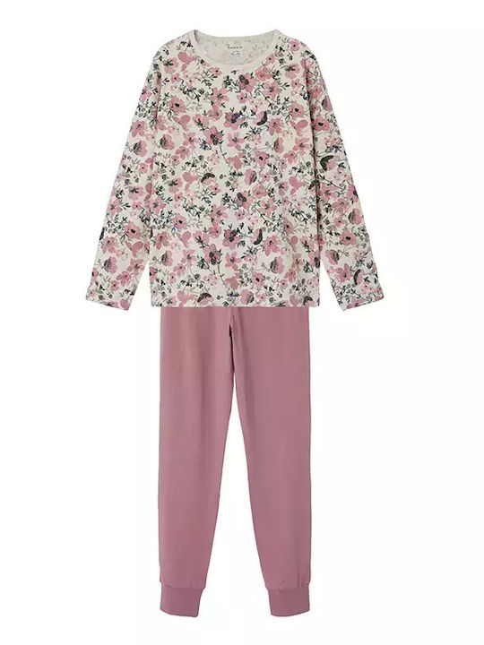Name It Kids' Pajamas Winter Cotton Pink