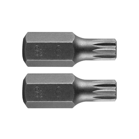 Neo Tools Σετ 2 Μύτες Κατσαβιδιού Mm