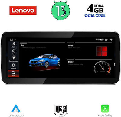 Lenovo Sistem Audio Auto pentru BMW Seria 5 2013-2017 (Bluetooth/USB/WiFi/GPS/Apple-Carplay/Android-Auto) cu Ecran Tactil 12.3"