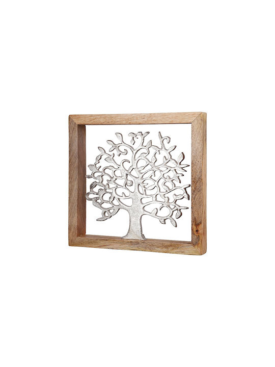 ArteLibre Decorative Tree made of Metallic 2x20x20cm 1pcs