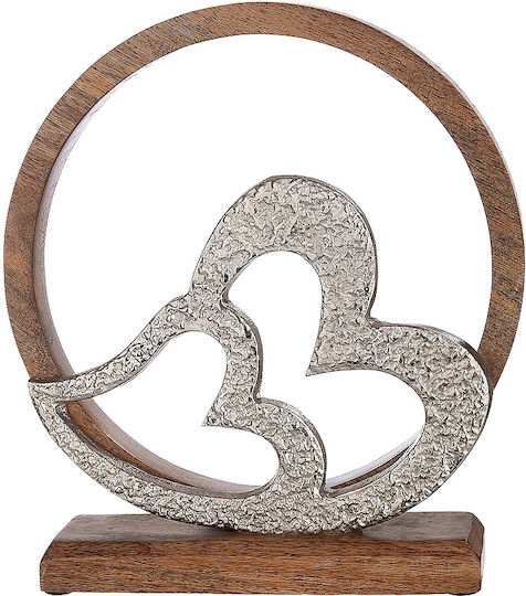 ArteLibre Dekorative Herz aus Aluminium 5x24x26cm 1Stück