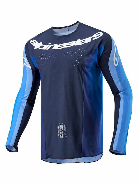Alpinestars Männer Motocross-Shirt Blau Farbe 29107718