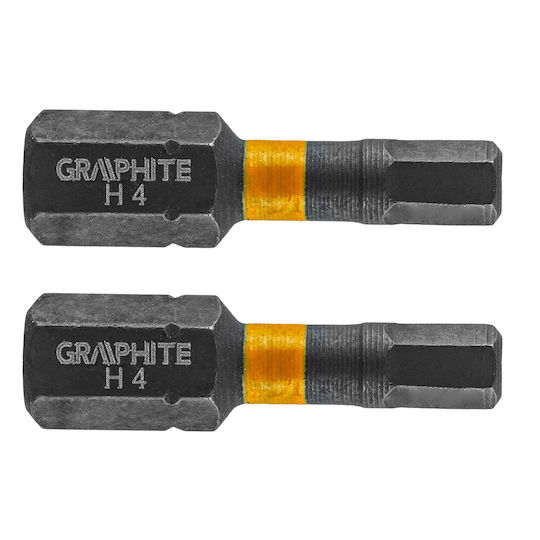 Graphite Σετ 2 Μύτες Κατσαβιδιού Impact
