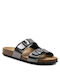 Geox Damen Flache Sandalen in Gray Farbe