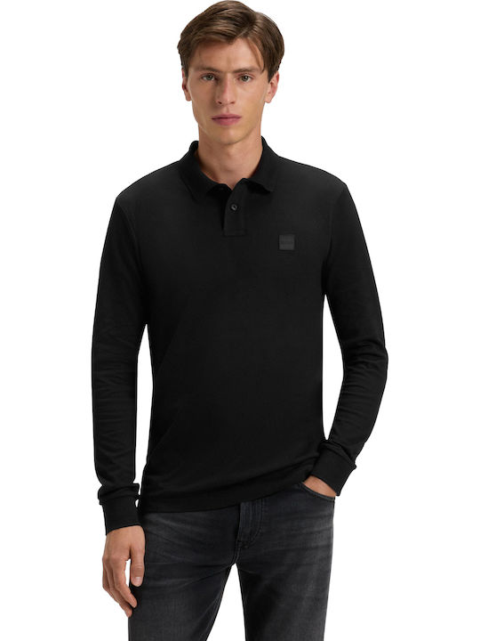 Polo Bluza Cu Mânecă Scurtă Neagră