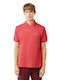 Lacoste Ανδρικό T-shirt Κοντομάνικο Polo Rose