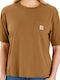 Carhartt T-Shirt Εργασίας Καφέ