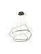 Ondaluce Pendant Light LED with Natural White Light Gold