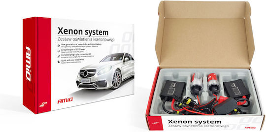 AMiO Xenon Set de Iluminare 9006 35W 12V 4300K Alb natural