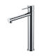Imex Milos Mixing Tall Sink Faucet Silver