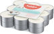 Bolsius Ρεσώ True Scents με Άρωμα Fresh Cotton σε Λευκό Xρώμα (έως 4 Ώρες Καύσης) 18τμχ