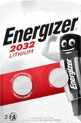 Energizer Батерии Литий CR2032 3V 2 броя