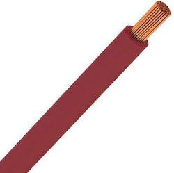 Eurolamp Καλώδιο Ρεύματος με Διατομή 1x2.5mm² Κόκκινο 1m 150-13424
