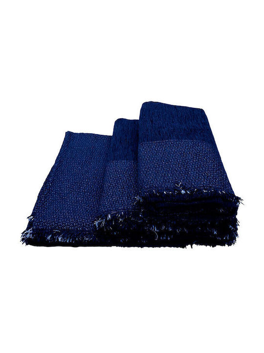 Sunshine Frame Σετ Ριχτάρια 2τμχ Chenille Blue 141-40-8