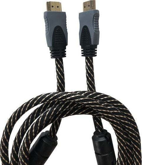 Libox Geflochten Kabel HDMI-Stecker - HDMI-Stecker 15m Gold