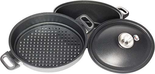 AMT Gastroguss Deep Pot made of Aluminum 6.3lt / 24cm