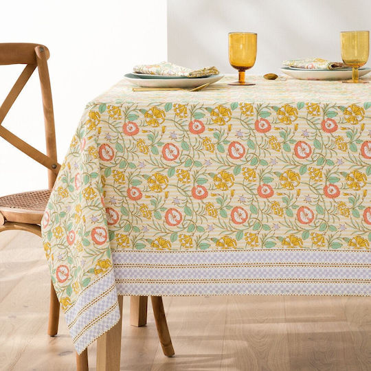 La Redoute Interieurs Τραπεζομάντηλο Βαμβακερό Εμπριμέ 150x300εκ.