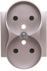 Kontakt-Simon Power Socket Gray 1pcs