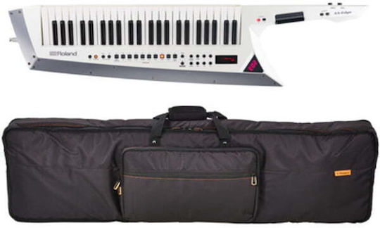 Roland Synthesizer AX-Edge με 49 Πλήκτρα Τυπικής Αφής με Θήκη Λευκό Bag Bundle