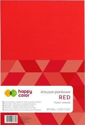 Happy Color Папка Червена 5бройки