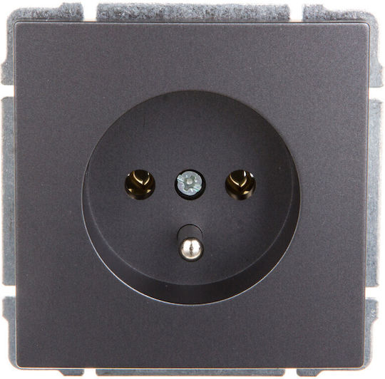 KOS Power Socket Gray 1pcs