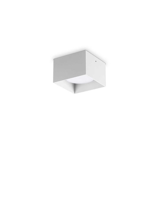 Ideal Lux Spike Pl1 Square Einzel Spot mit Fassung null in Weiß Farbe