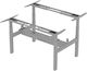 ErgoAction Action Desk Duo Klappbar Tischständer aus Metall Gray 180x60x62.5cm